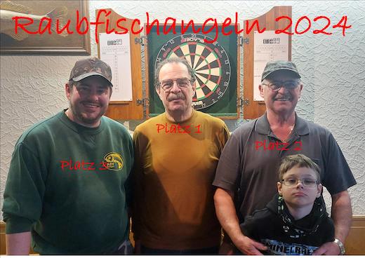 Ergebnis Raubfischangeln am 17. November 2024 Raubfischangeln 2024